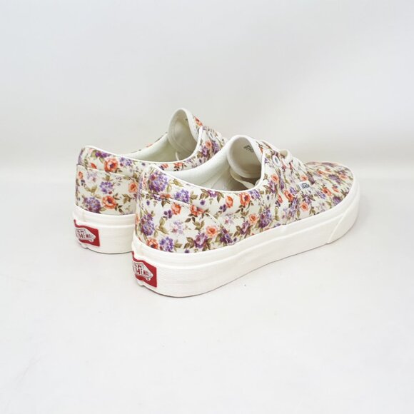 Vans Era Vintage Floral White Skate Authentic Casual Shoe Sneaker Womens 7 US - Picture 5 of 12